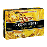 Miller Genuine Draft Beer 12 Oz Cans Left Picture